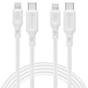 Spigen DuraSync MFi Lightning Cable 2-Pack 100cm White