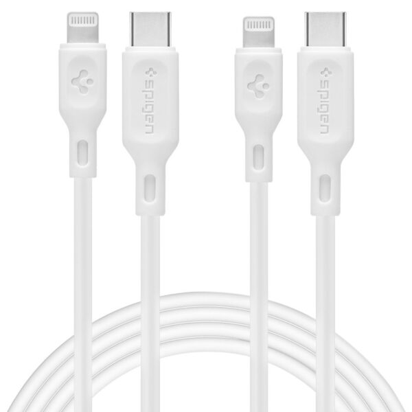 443958_oryg Spigen DuraSync MFi Lightning Cable 2-Pack 100cm White