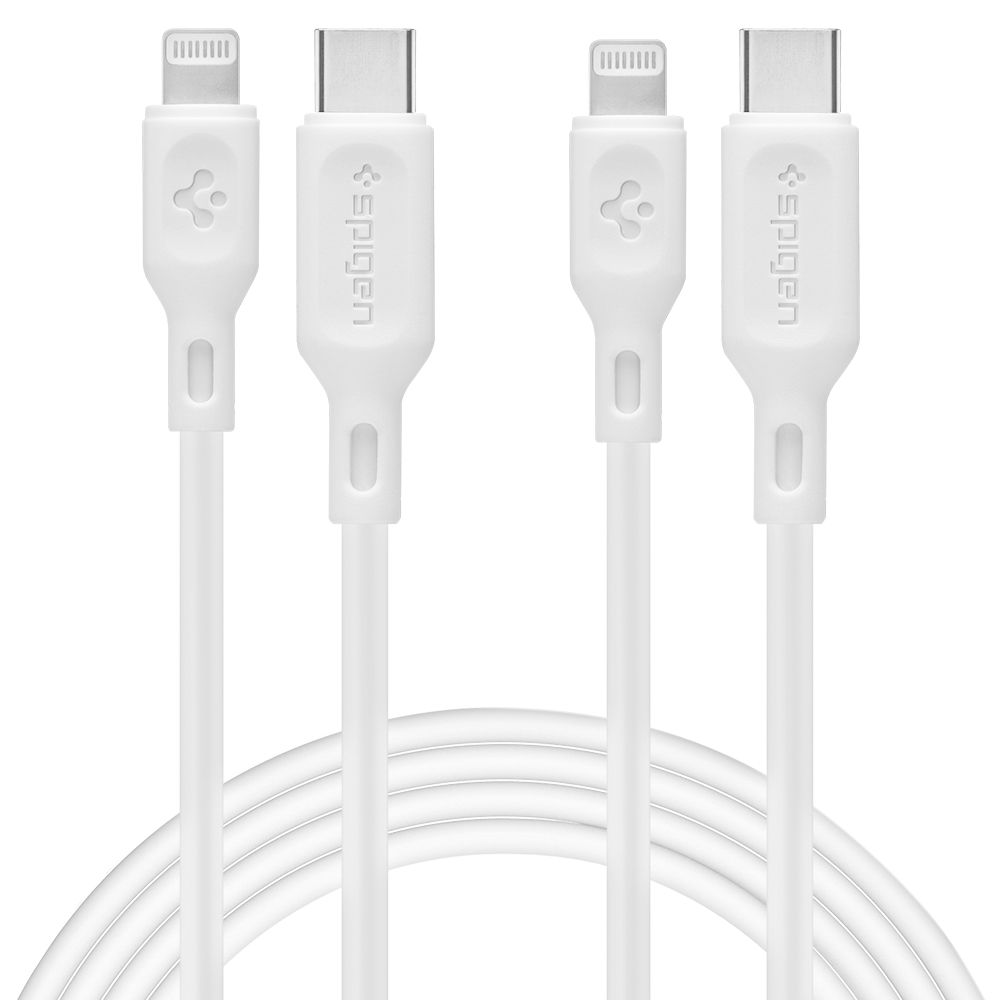 443958_oryg Spigen DuraSync MFi Lightning Cable 2-Pack 100cm White