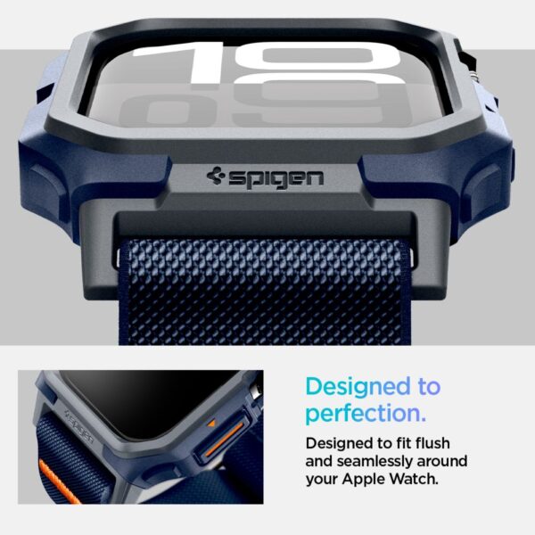 Spigen Lite Fit "Pro" case for Apple Watch 10 (46mm) Navy Blue