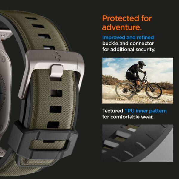 Spigen DuraPro Armor for Apple Watch 6 / 7 / 8 / 9 / 10 / SE / Ultra 1 / 2 (44 / 45 / 46 / 49mm) Military Green