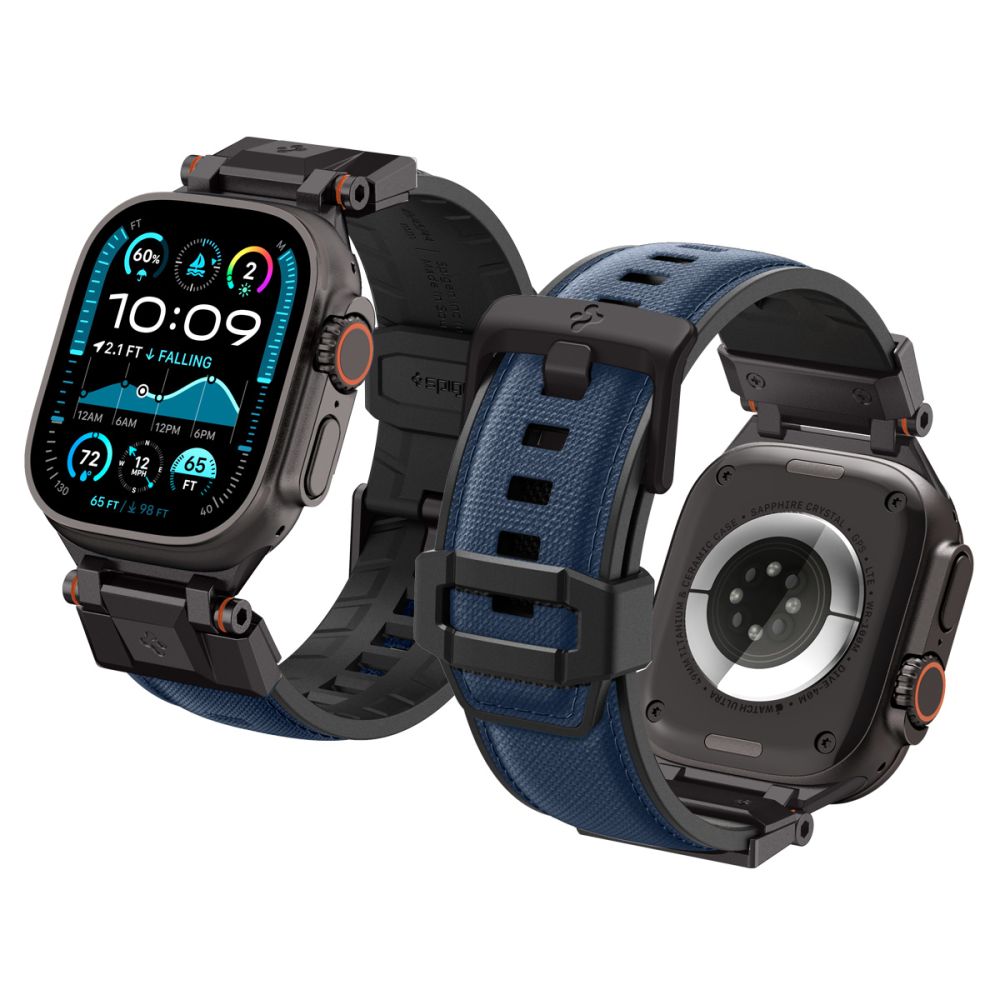 444077_oryg Spigen DuraPro Armor for Apple Watch 6 / 7 / 8 / 9 / 10 / SE / Ultra 1 / 2 (44 / 45 / 46 / 49mm) Navy Blue