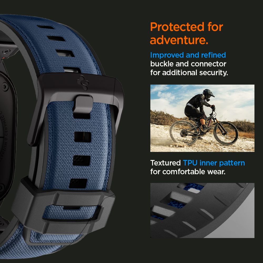 444087_oryg Spigen DuraPro Armor for Apple Watch 6 / 7 / 8 / 9 / 10 / SE / Ultra 1 / 2 (44 / 45 / 46 / 49mm) Navy Blue