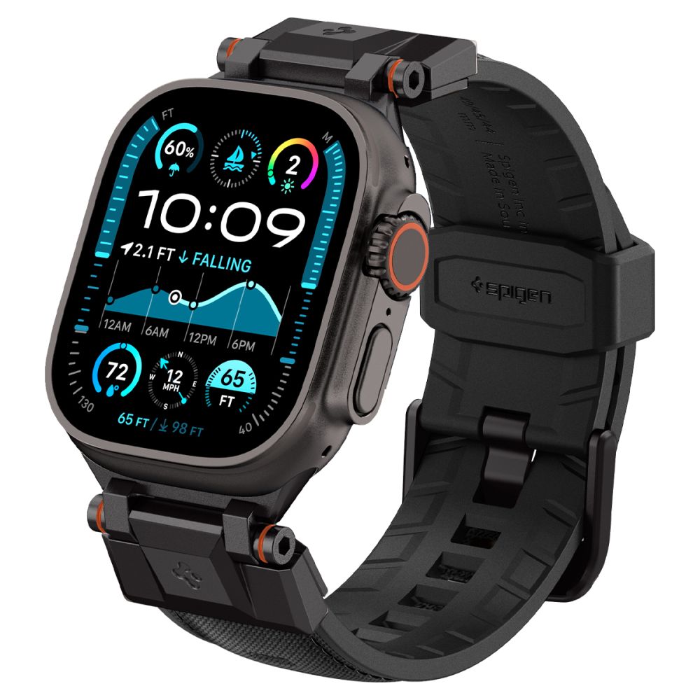 444106_oryg Spigen DuraPro Armor for Apple Watch 6 / 7 / 8 / 9 / 10 / SE / Ultra 1 / 2 (44 / 45 / 46 / 49mm) Black