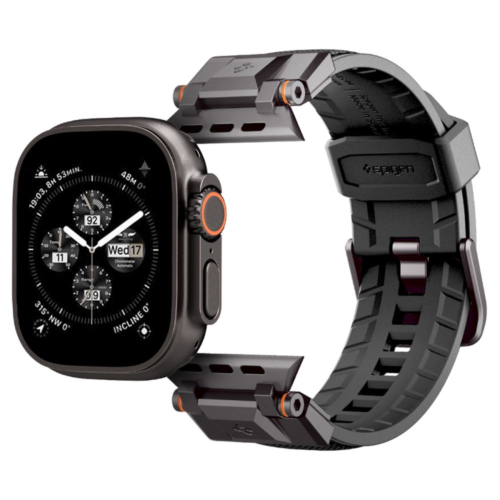 444113_oryg Spigen DuraPro Armor for Apple Watch 6 / 7 / 8 / 9 / 10 / SE / Ultra 1 / 2 (44 / 45 / 46 / 49mm) Black