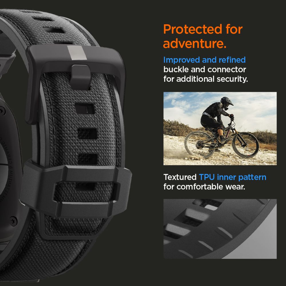 444116_oryg Spigen DuraPro Armor for Apple Watch 6 / 7 / 8 / 9 / 10 / SE / Ultra 1 / 2 (44 / 45 / 46 / 49mm) Black