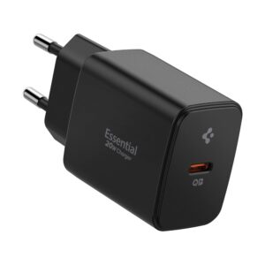 Spigen Essential EE201EU 1-Port 20W Wall Charger Black