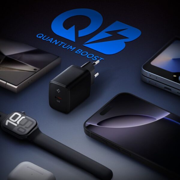 Spigen Essential EE201EU 1-Port 20W Wall Charger Black