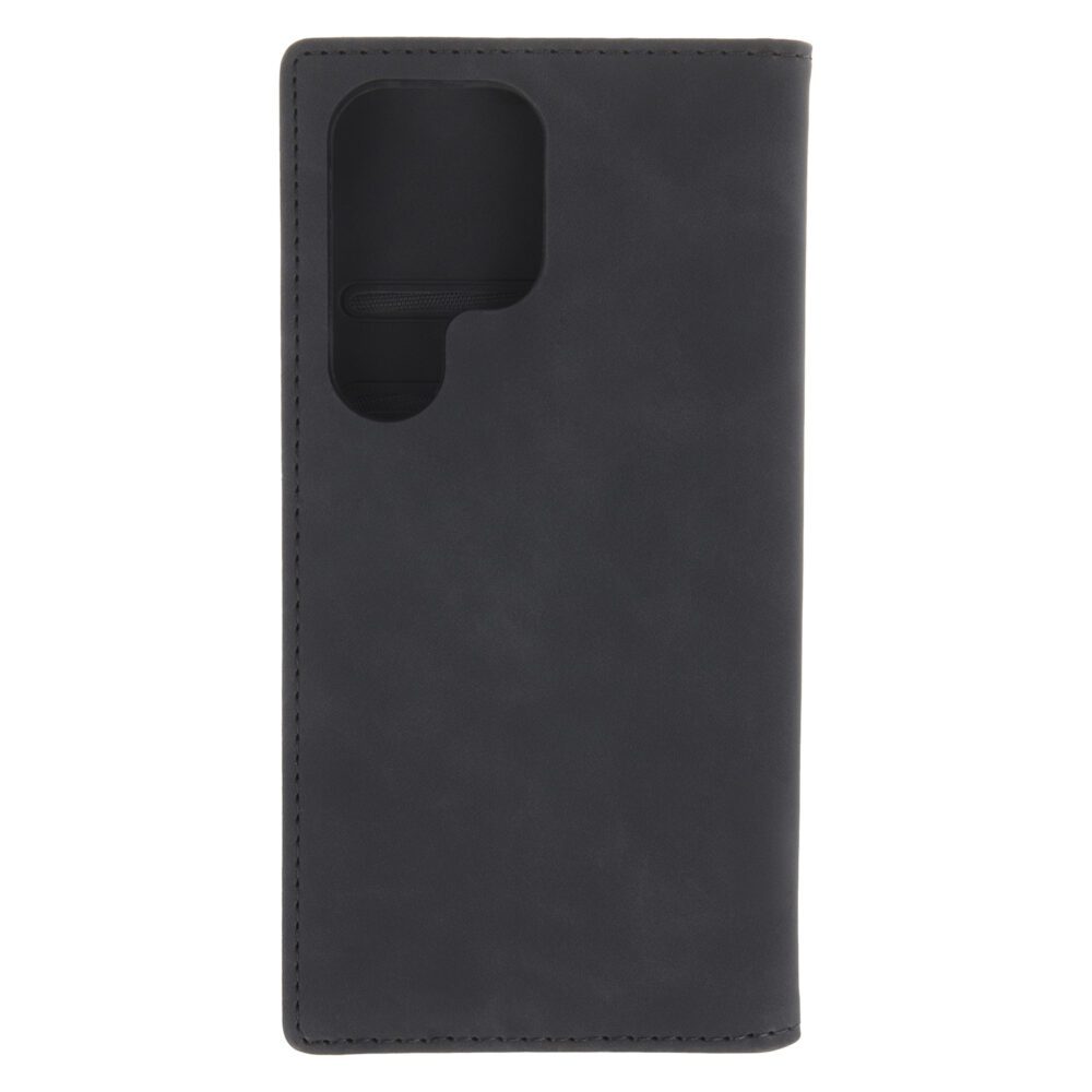 Smart Suede case for Samsung Galaxy S25 Ultra black