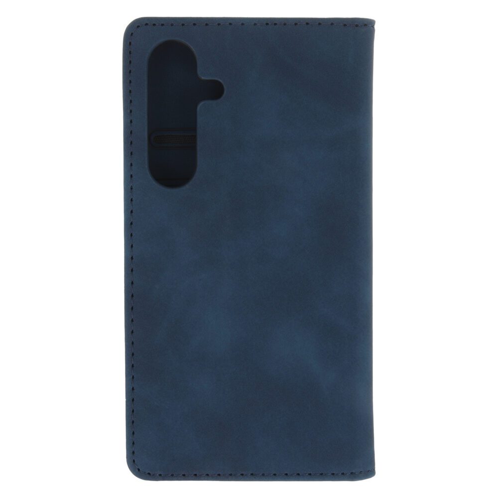 Smart Suede case for Samsung Galaxy S25 navy blue
