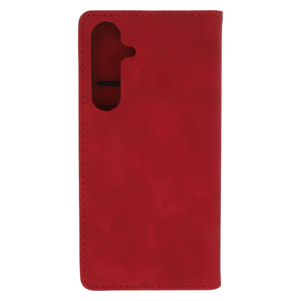 444407_oryg Smart Suede case for Samsung Galaxy S25 Plus red