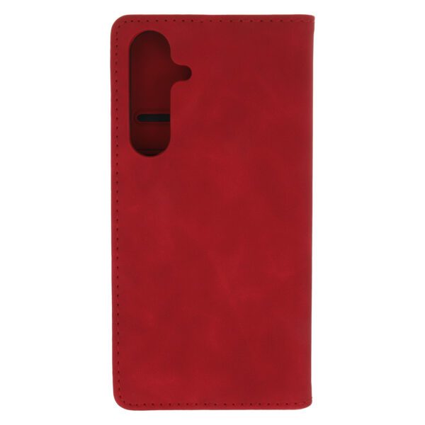 444407_oryg Smart Suede case for Samsung Galaxy S25 Plus red