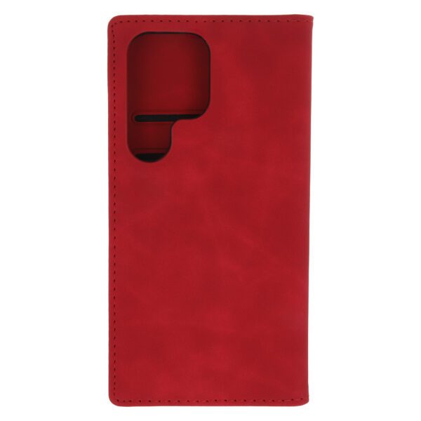 Smart Suede case for Samsung Galaxy S25 Ultra red