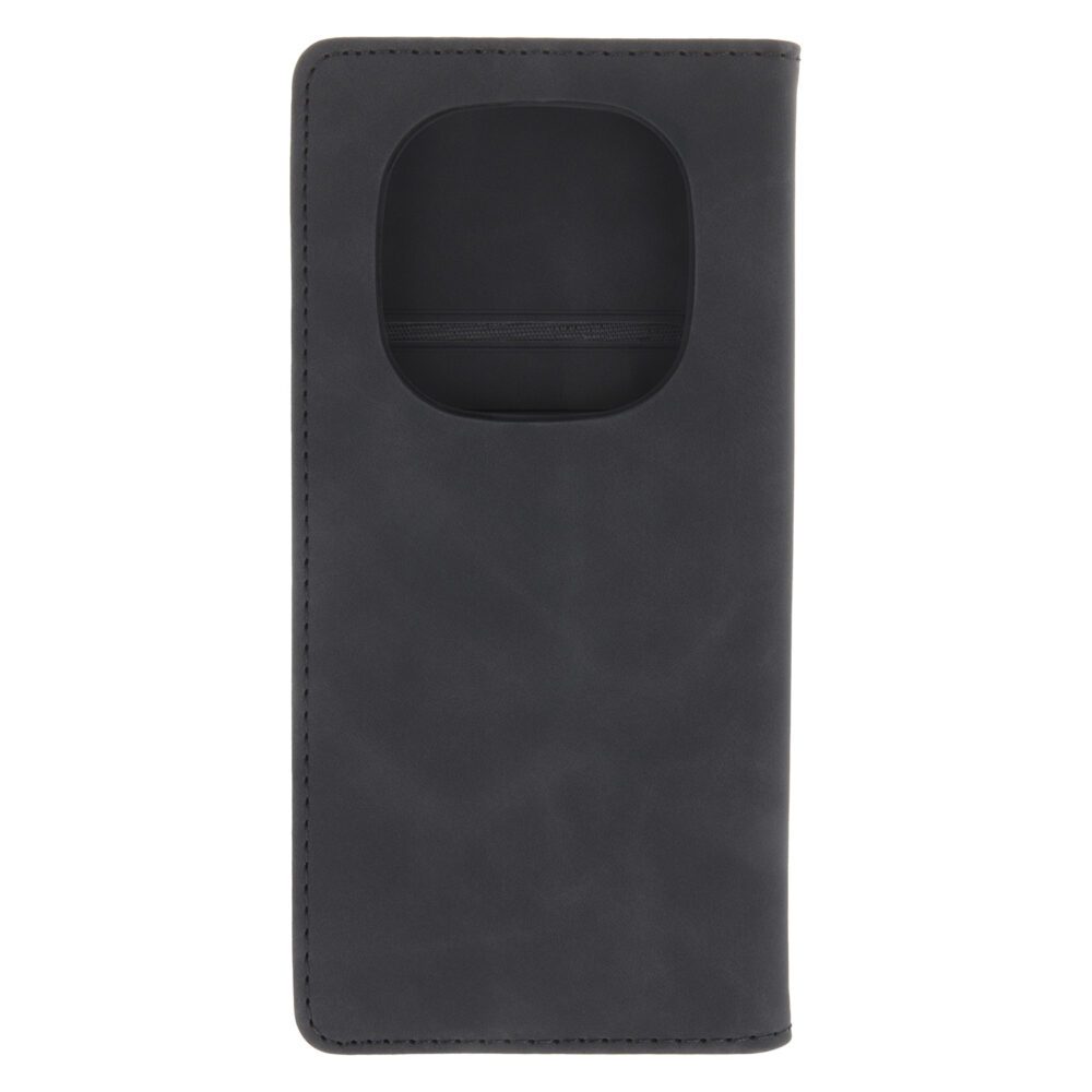 Smart Suede case for Xiaomi Redmi Note 14 Pro 5G (Global) / Redmi Note 14 Pro Plus 5G (Global) black