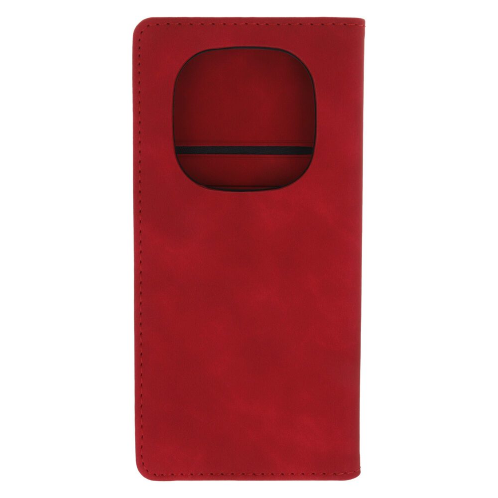 Smart Suede case for Xiaomi Redmi Note 14 Pro 5G (Global) / Redmi Note 14 Pro Plus 5G (Global) red
