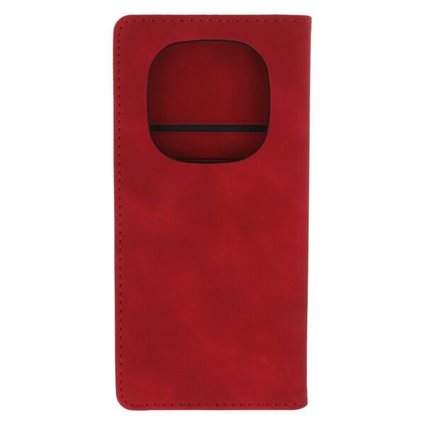 Smart Suede case for Xiaomi Redmi Note 14 Pro 5G (Global) / Redmi Note 14 Pro Plus 5G (Global) red