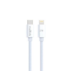 444612_oryg Maxlife MXUC-12 cable USB-C - Lightning 1,0 m 27W white