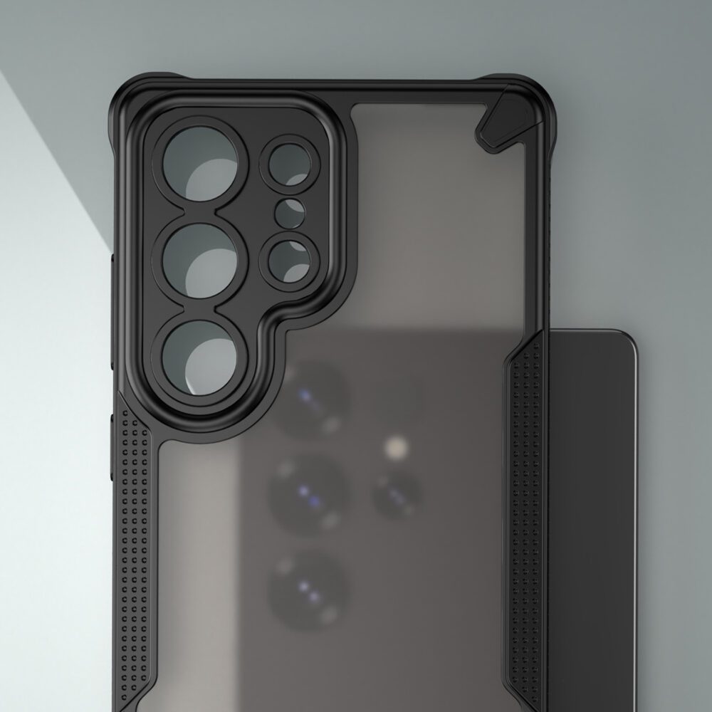 444765_oryg Defender Matt case for Samsung Galaxy S25 Ultra black