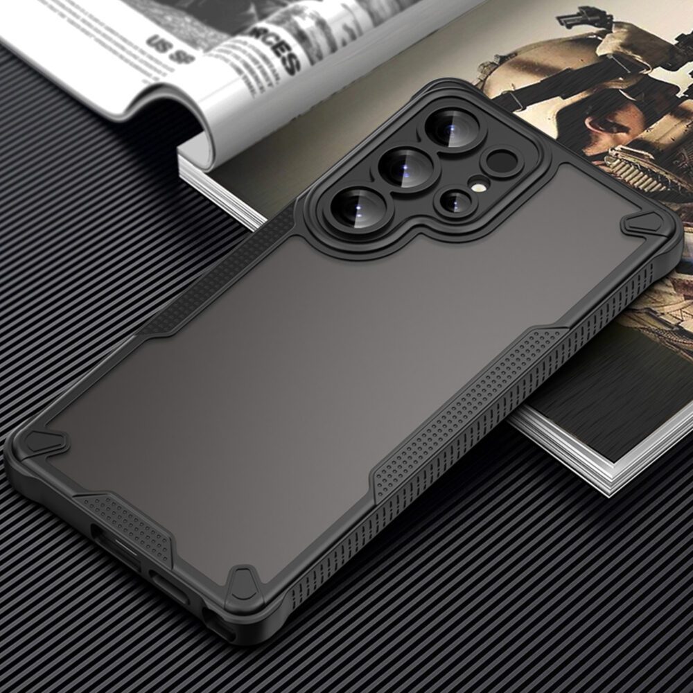 444767_oryg Defender Matt case for Samsung Galaxy S25 Ultra black