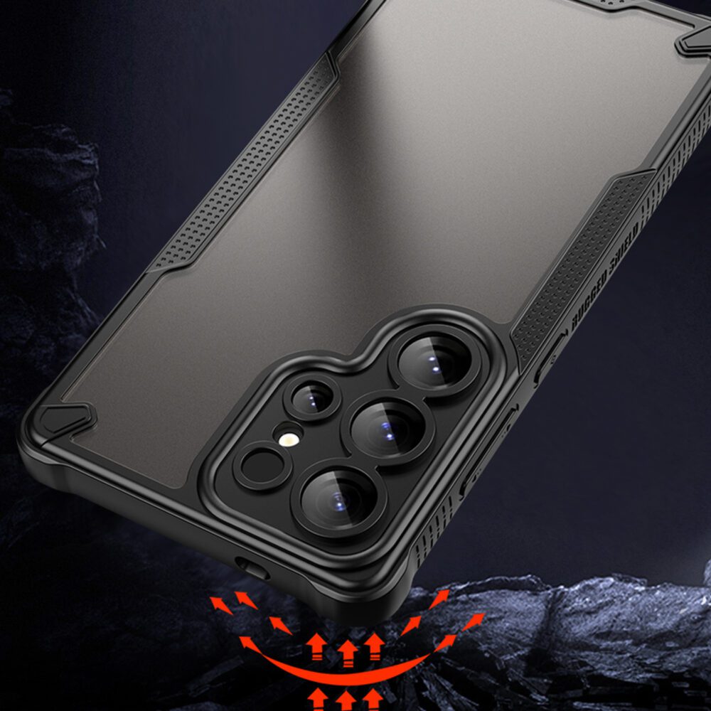 444768_oryg Defender Matt case for Samsung Galaxy S25 Ultra black