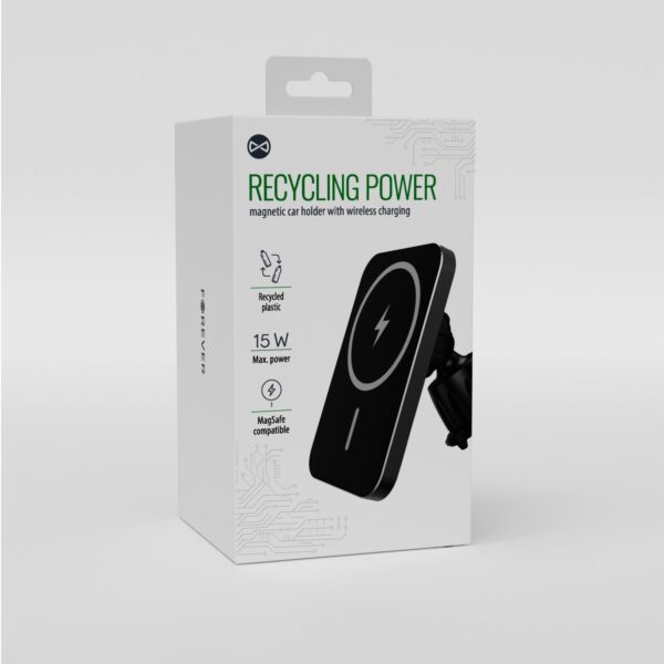 444844_oryg Forever recycling car holder with inductive charging, compatible with MagSafe RUS138-MS-01