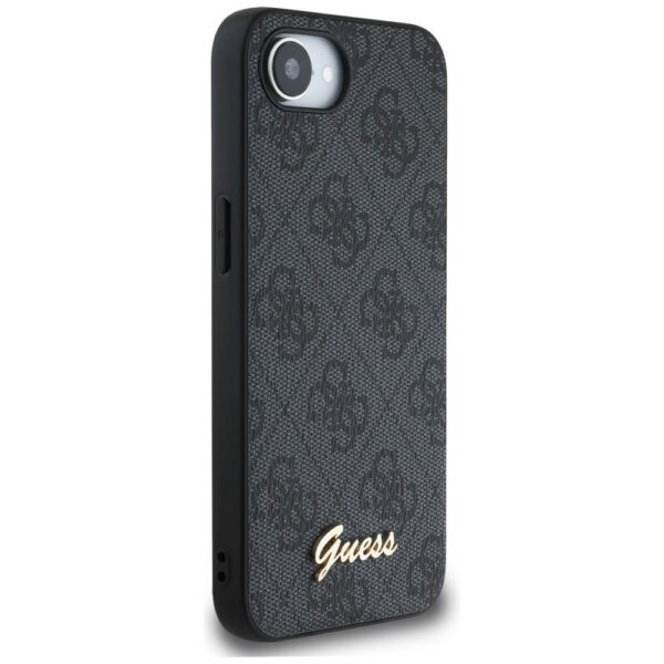445022_oryg Guess HC MagSafe 4G PU Script Logo Case for iPhone 16e Black