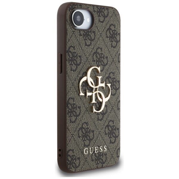 445070_oryg Guess HC 4G PU Big Logo Case for iPhone 16e Brown