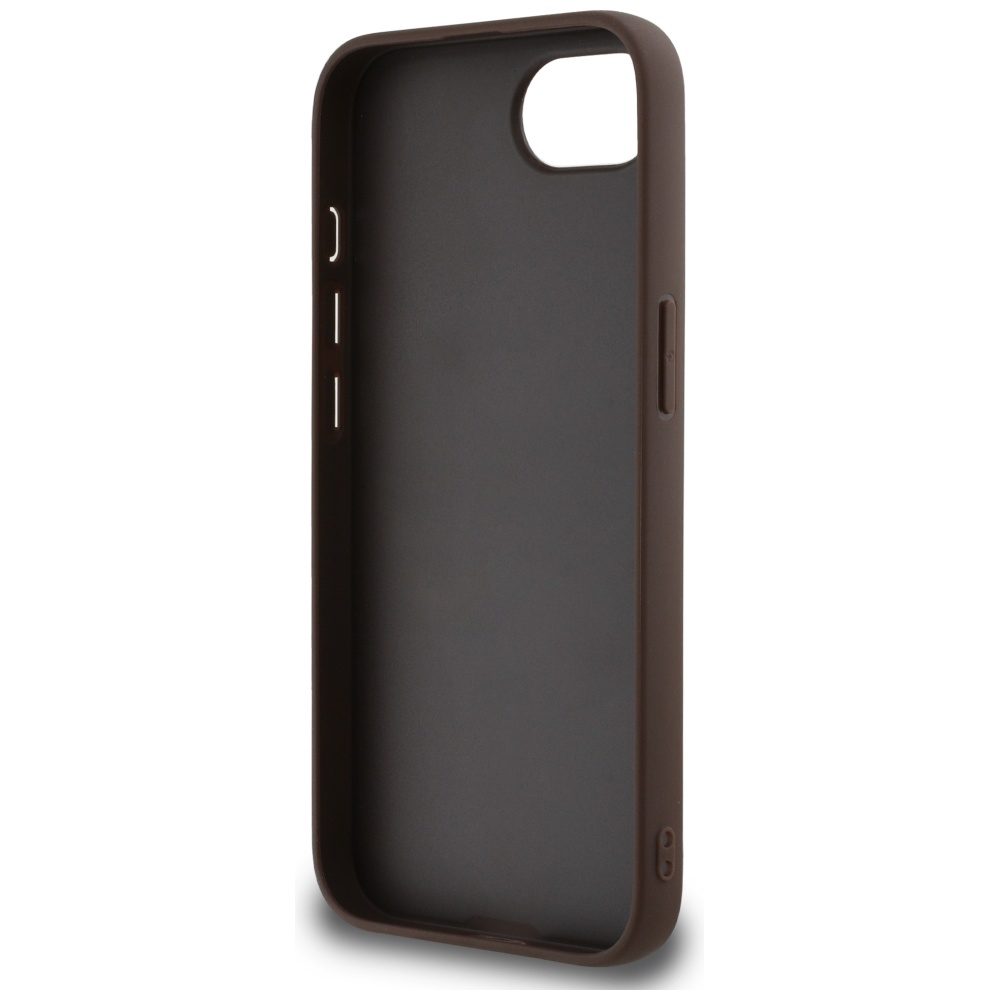 445073_oryg Guess HC 4G PU Big Logo Case for iPhone 16e Brown