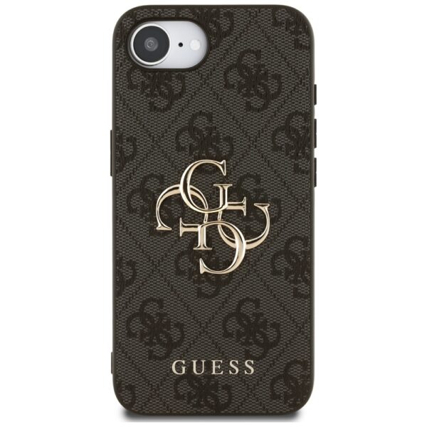 445091_oryg Guess HC 4G PU Big Logo Case for iPhone 16e Black