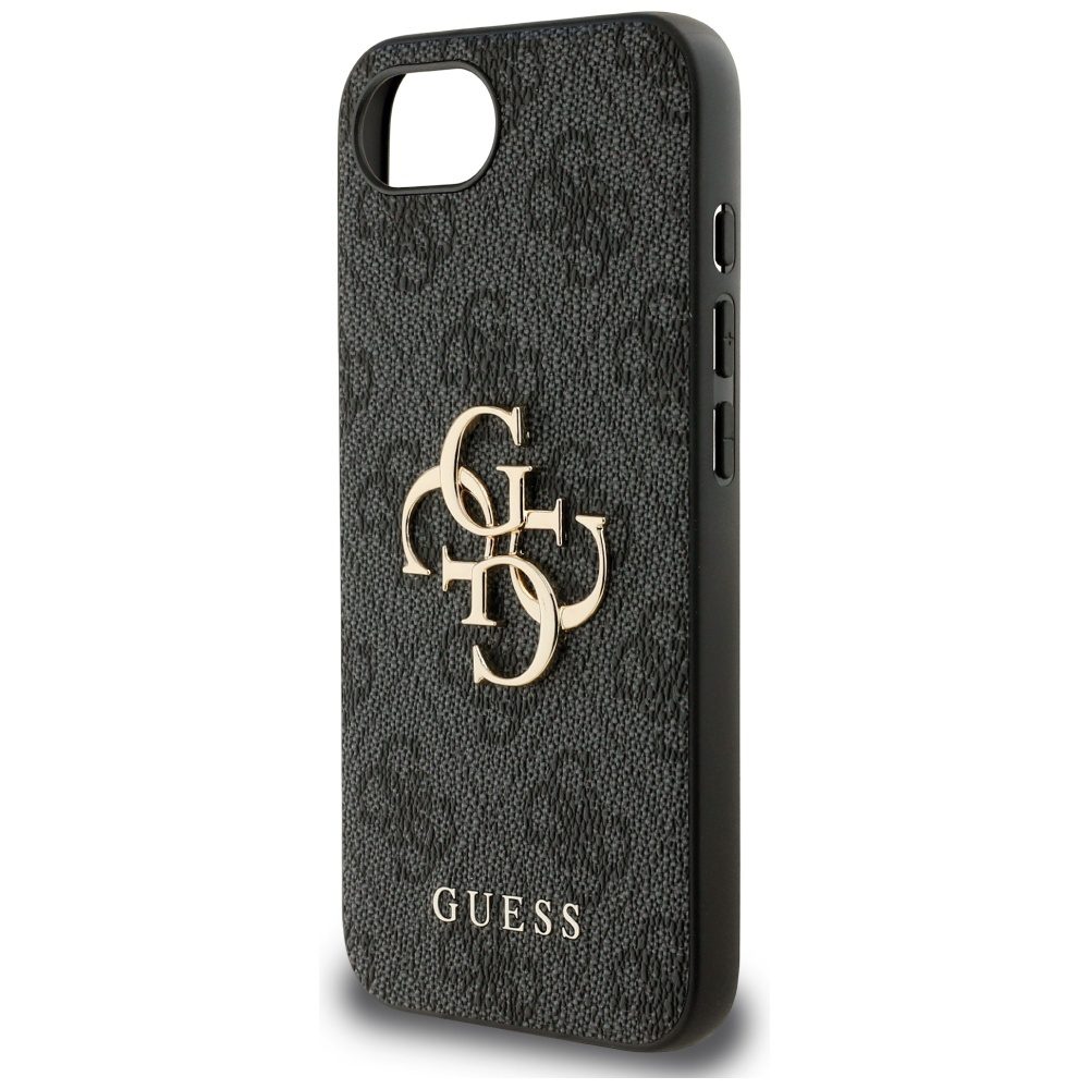 445094_oryg Guess HC 4G PU Big Logo Case for iPhone 16e Black