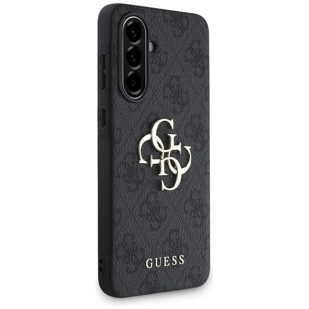 Guess HC 4G PU Big Logo Case for Samsung Galaxy A56 Black