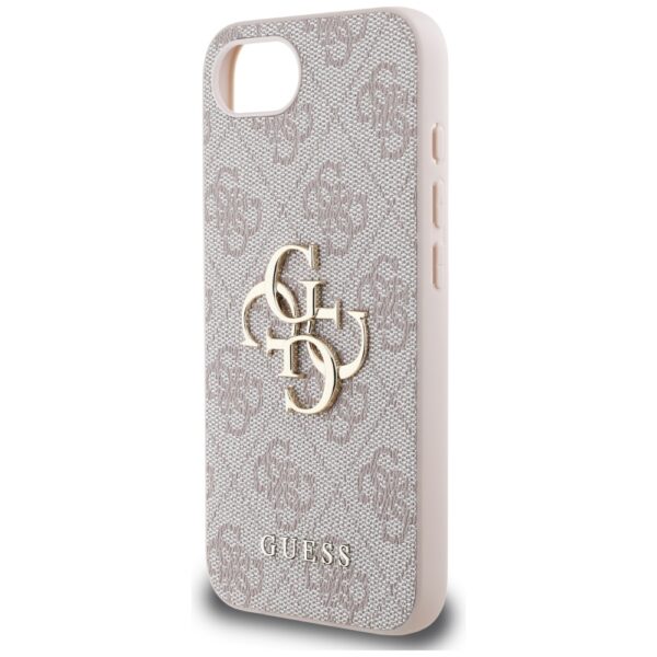 Guess HC 4G PU Big Logo Case for iPhone 16e Pink