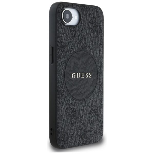 445136_oryg Guess HC MagSafe PU 4G Circle with Classic Logo case for iPhone 16e Black