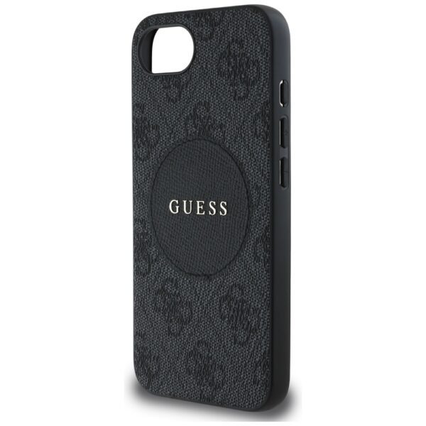 445138_oryg Guess HC MagSafe PU 4G Circle with Classic Logo case for iPhone 16e Black
