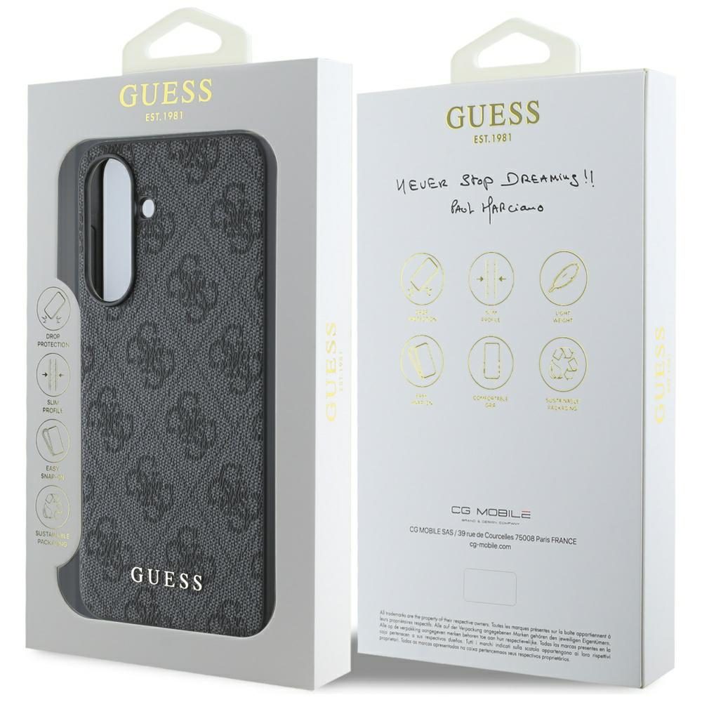 445206_oryg Guess HC PU 4G Classic case for Samsung Galaxy A56 Black