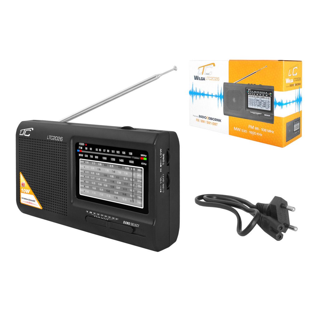 LTC portable radio WILGA, black