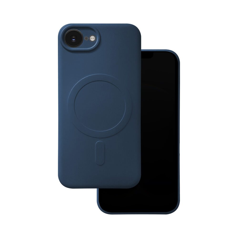 447058_oryg Simple Color Mag case for iPhone 16e navy blue