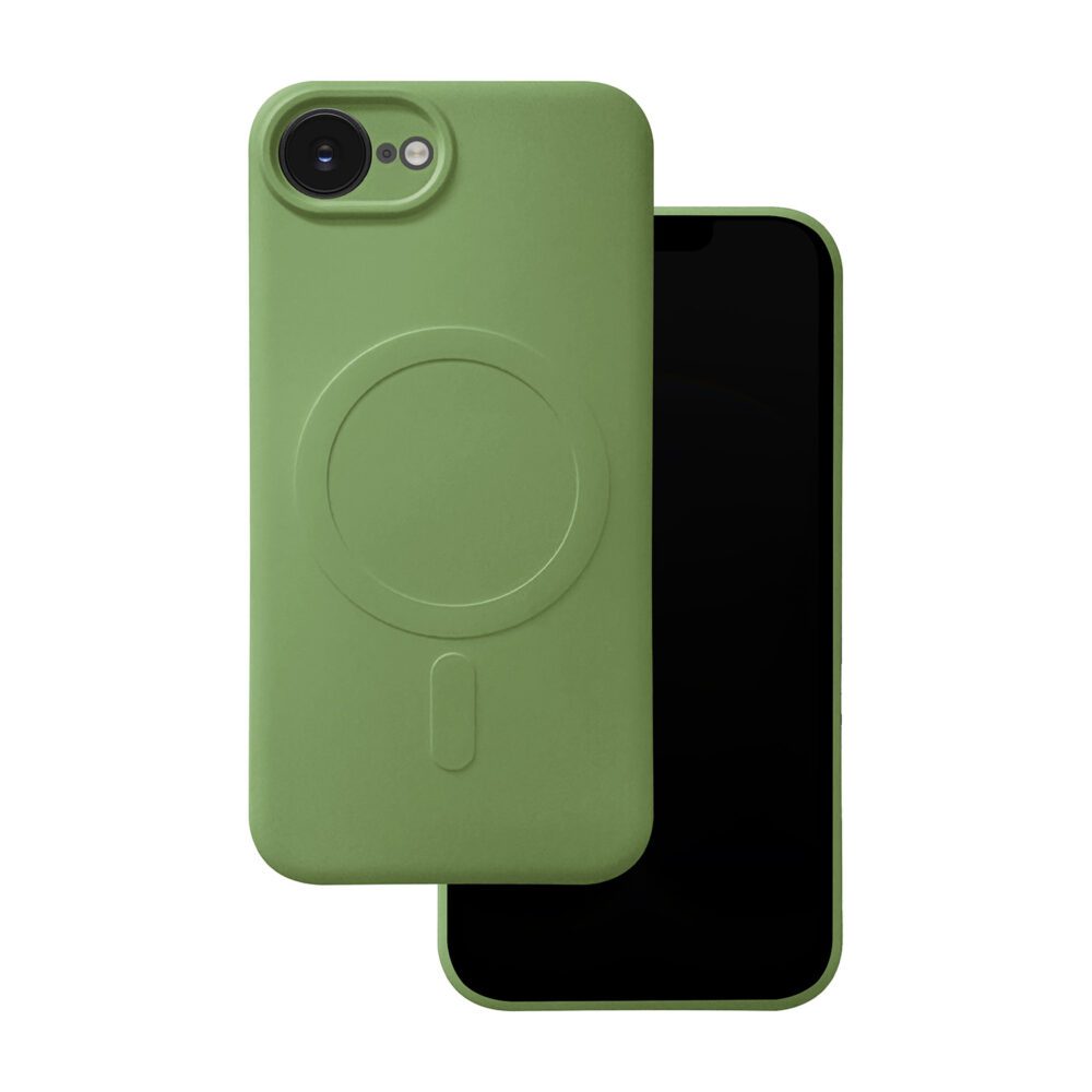 Simple Color Mag case for iPhone 16e light green