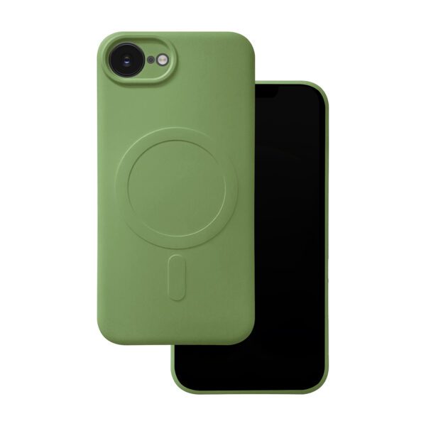 Simple Color Mag case for iPhone 16e light green
