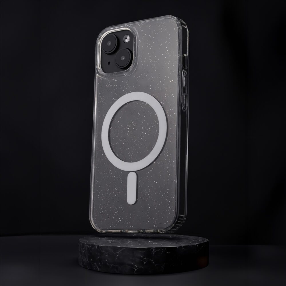 448783_oryg Shine Mag case for iPhone 15 Pro Max 6,7" transparent