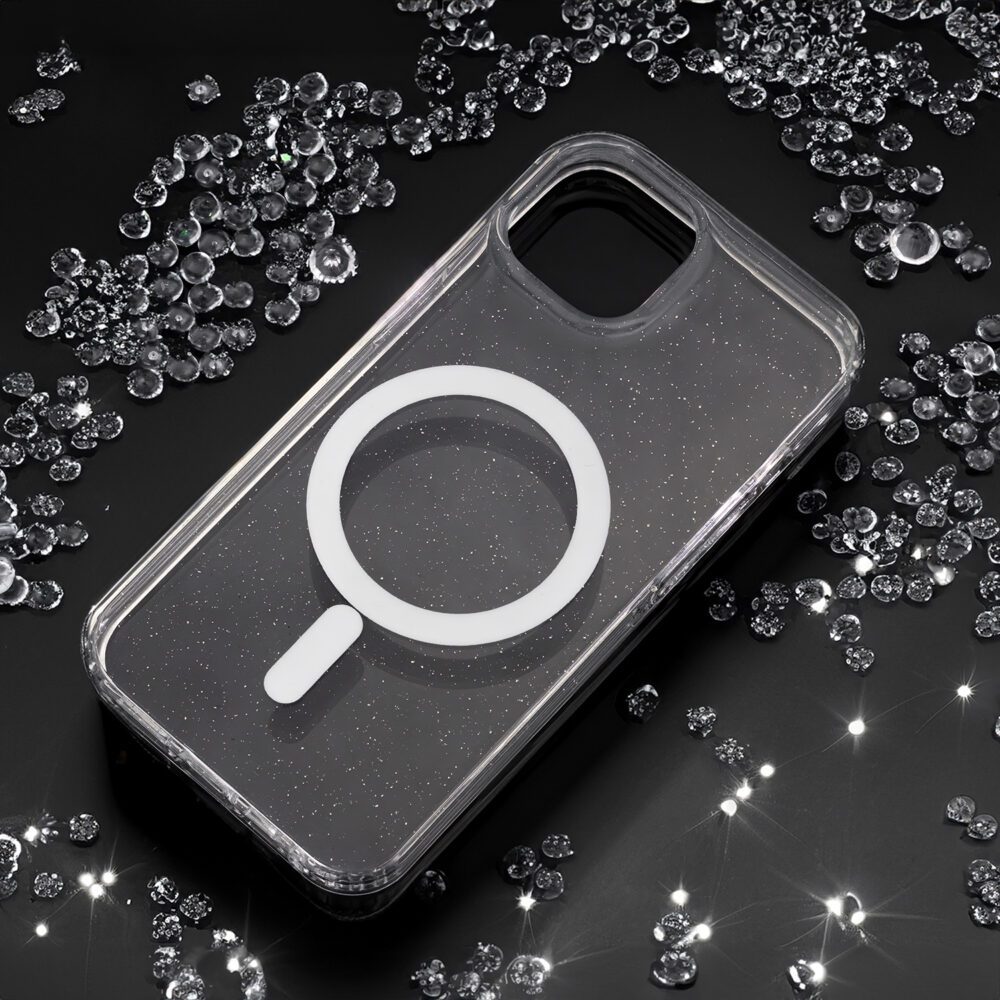 448784_oryg Shine Mag case for iPhone 15 Pro Max 6,7" transparent