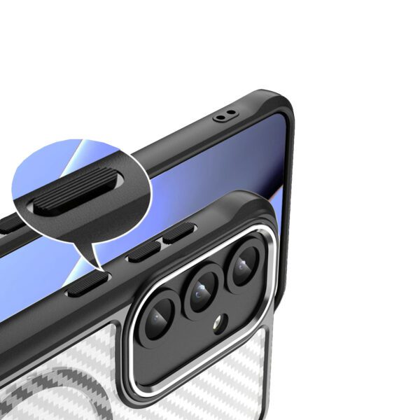 Defender Carbon Mag case for Samsung Galaxy S24 black