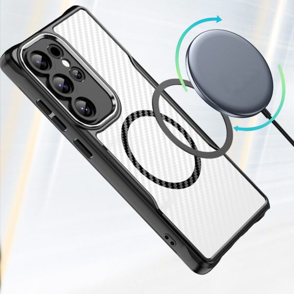 Defender Carbon Mag case for Samsung Galaxy S24 Ultra black