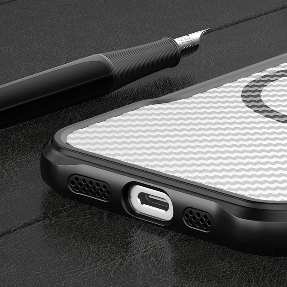 Defender Carbon Mag case for Samsung Galaxy S24 Ultra black