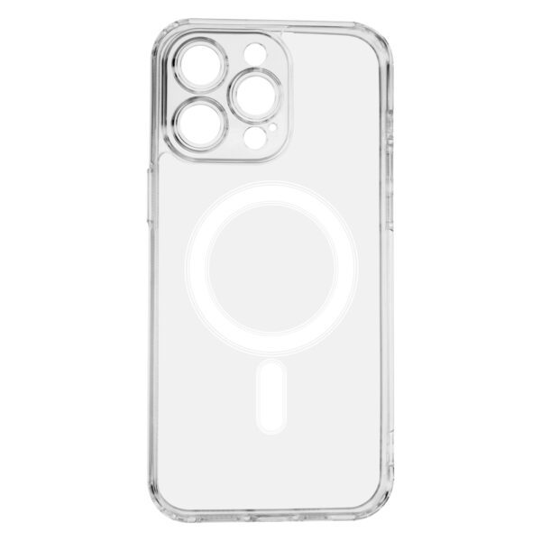 Anti Shock 1,5 mm Mag case for iPhone 15 Pro Max 6,7" transparent camera protection