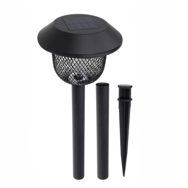 Forever Light Solar LED Lamp Steel Post SUNARI FLS-30 black