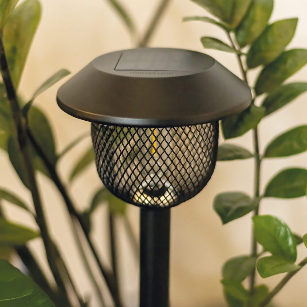 448996_oryg Forever Light Solar LED Lamp Steel Post SUNARI FLS-30 black