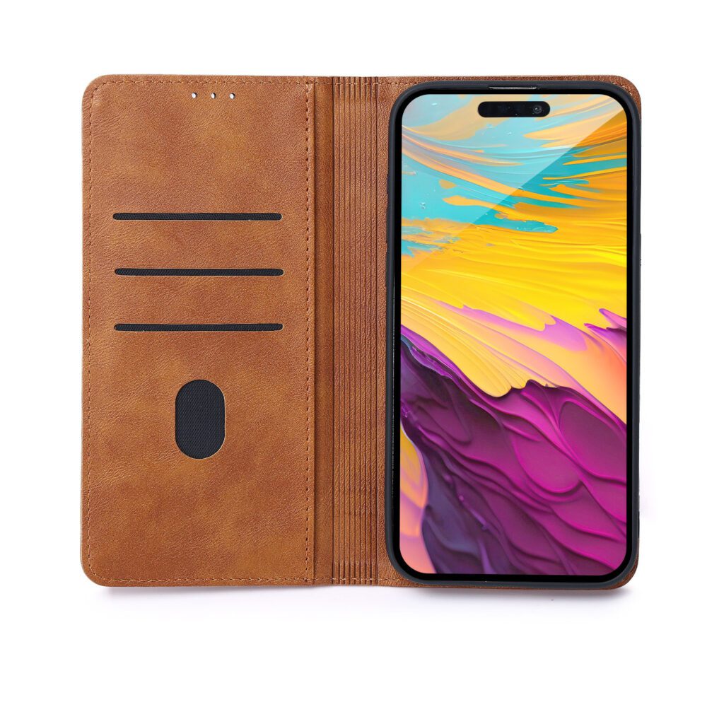 449137_oryg Smart Seam case for Motorola Moto E14 / G04 / G24 brown
