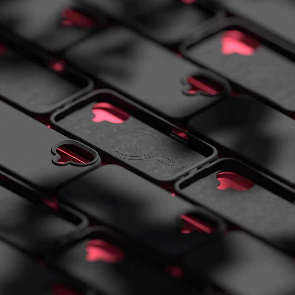 449447_oryg Etteri Silicone Mag case for iPhone 16e black