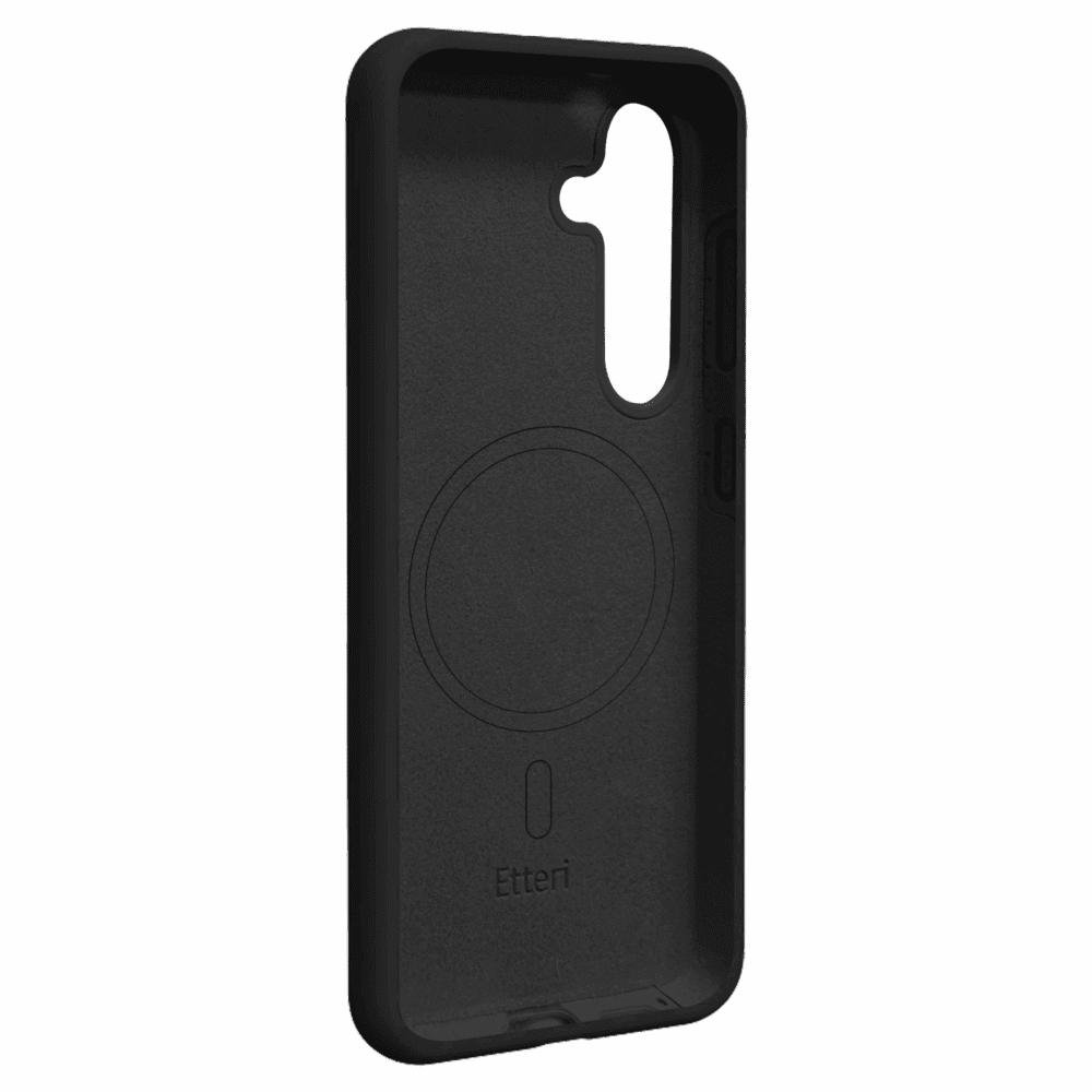 449470_oryg Etteri Silicone Mag case for Samsung Galaxy S25 Plus black